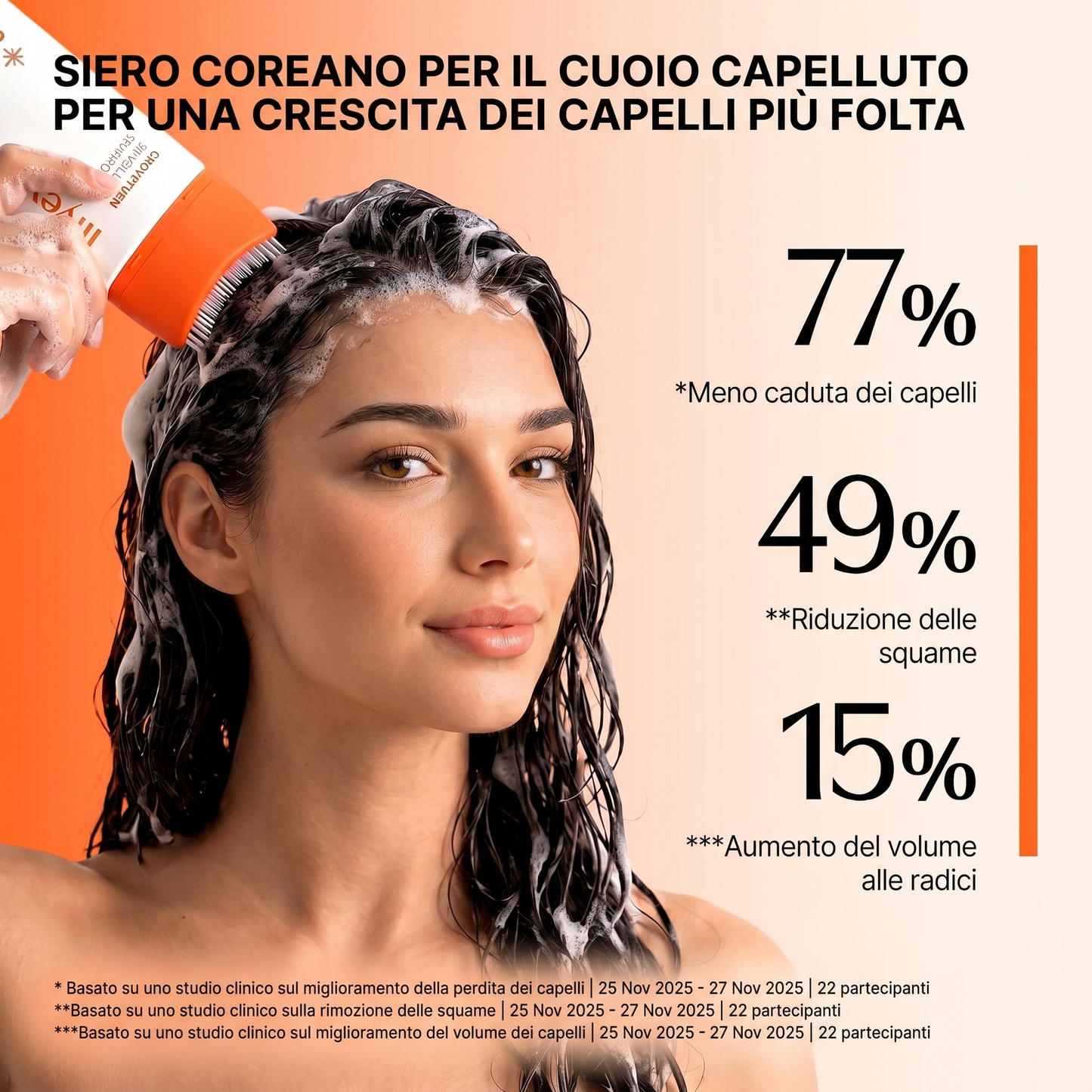 SCALÉA™ — Siero Rivitalizzante per il Cuoio Capelluto con Applicatore Massaggiante