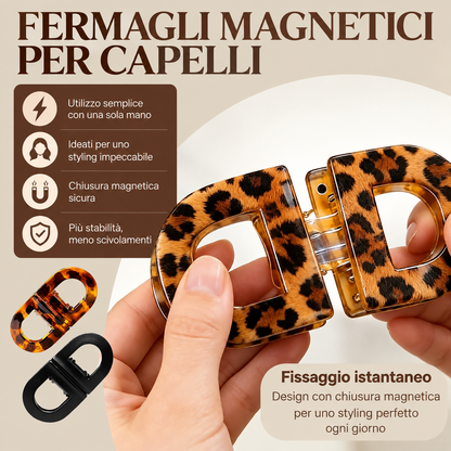 Fermaglio Magnetico per Capelli – EleganceClip™